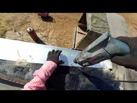 Видео: отлив на гараже