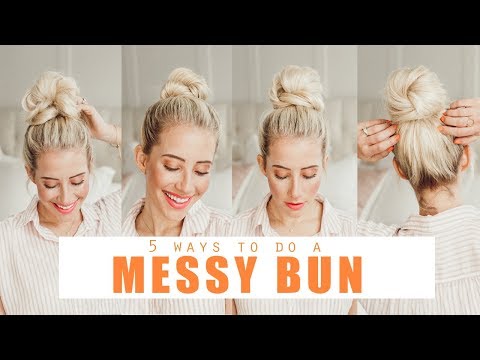 Видео: 5 способов сделать НЕПРЯМОЙ ПУЧОК!!!! | Простые прически