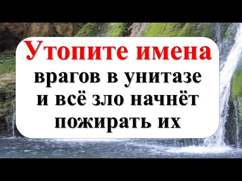 Видео: Не забудут никогда! Утопите имена врагов в унитазе и всё зло начнёт пожирать их