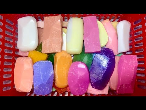 Видео: ASMR 🔪Cutting leftovers 💚💛🩷🧡💙♥️🩶💜Резка мыла🔥Резка обрезков🫶🏻🔥😍
