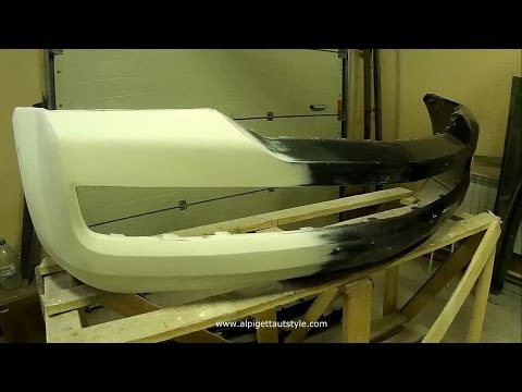 Видео: Изготовление матрицы бампера из стеклопластика от А до Я / bumper matrix fabrication