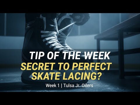 Видео: Совет недели | Шнуровка коньков | Неделя 1 | Tulsa Jr. Oilers