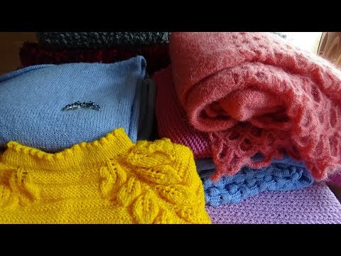 Видео: Все мои готовые работы/3 часть/Теплые вязаные вещи