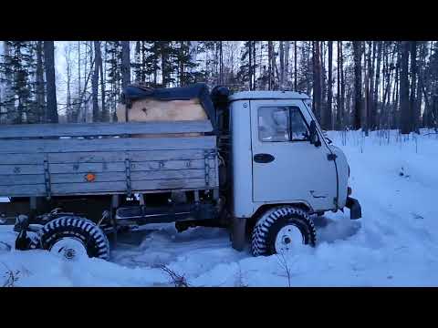 Видео: Тяжёлый заезд в тайгу на двух УАЗах