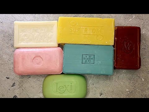 Видео: ASMR cutting soap, carving soap, relax ❤️ резка сухого мыла