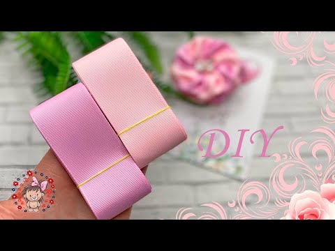 Видео: Крутая НОВИНКА в канзаши! Канзаши МК. / Cool NEW PRODUCT in kanzashi!Kanzashi MK.