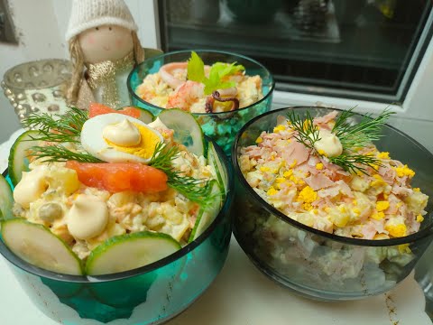 Видео: Vera Insalata Russa in tre varianti ❣️ Три варианта салата  ,,Оливье " - А МНЕ НРАВИТСЯ КУШАТЬ ТАК