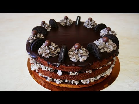 Видео: Шоколадный торт Орео НЕЖНО ВКУСНО просто ТАЕТ ВО РТУ лучший шоколадный бисквит