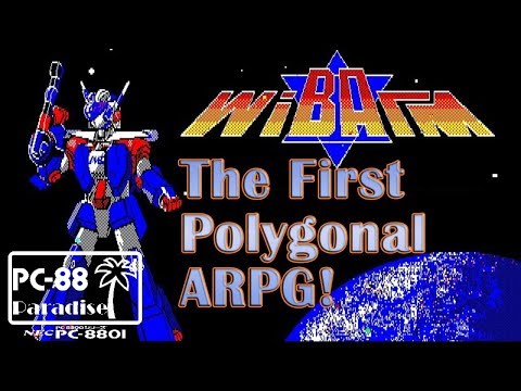 Видео: Wibarm — первая полигональная экшен-RPG (PC-88 Paradise)