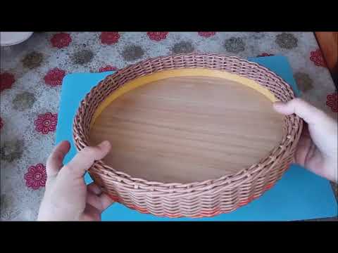 Видео: Оплетаю поднос из Фикс прайса / краткий обзор