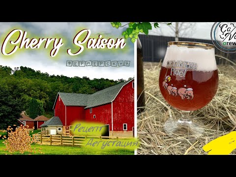 Видео: Cherry Saison | ВИШНЕВОЕ фермерское ПИВО