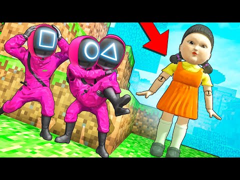 Видео: ИГРА В КАЛЬМАРА! ПРЯТКИ В МИРЕ МАЙНКРАФТ В Garry`s Mod