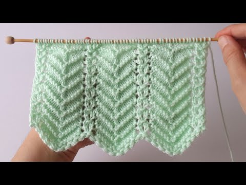 Видео: Очень легкая модель вязаного жилета с разрезами | Модели для вязания двумя спицами | вязание крючком