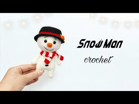 Видео: ❄️❄️Как связать смешного Снеговика крючком за час ❄️❄️#amigurumi #crochet