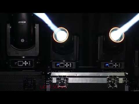 Видео: Голова BEAM LED 100W + RING BASSBEAM LIGHT