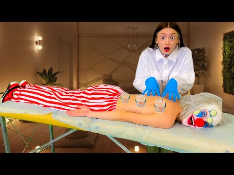 Видео: Устроила СПА для КЛОУНА !! Проиграла Желание!