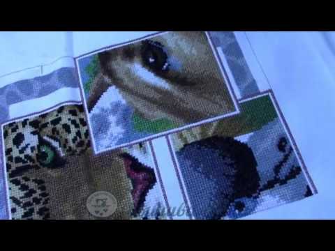 Видео: Стыковка картины крестиком