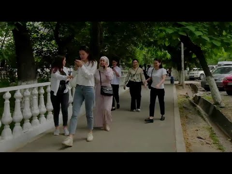 Видео: Жалал-Абад, прогулка от 4й школы до ЖД вокзала и обратно