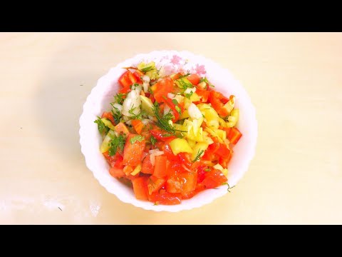 Видео: ДИЕТИЧЕСКИЙ САЛАТ из 3 х ингредиентов за 5 минут