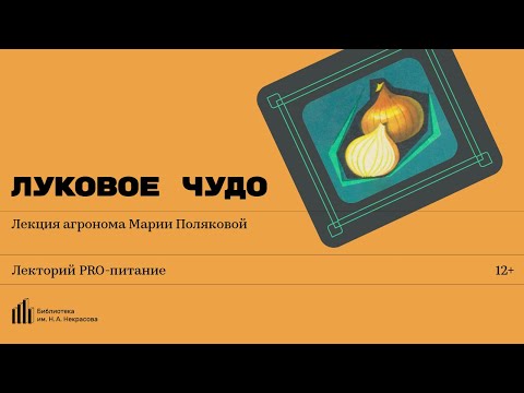 Видео: «Луковое чудо». Лекция агронома Марии Поляковой