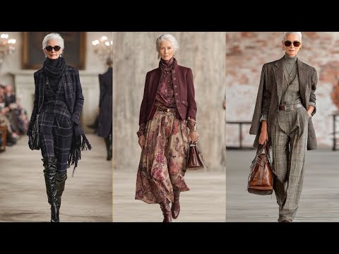 Видео: Ralph Lauren Осень/Зима 2026 | Непринужденный шик для женщин старше 50 лет