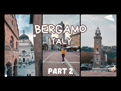Видео: 🇮🇹 Бергамо Влог | Част 2 – Старият град Città Alta и вкусът на Италия 🍕🍝