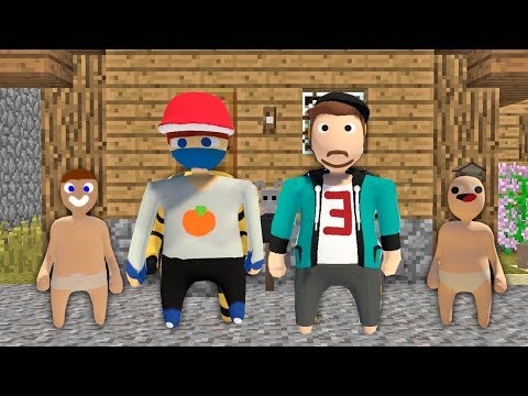 Видео: СЕМЬЯ ИЗ ПЛАСТИЛИНОВЫХ МАЙНКРАФТЕРОВ ЗАТРОЛЛИЛА ВСЕХ!