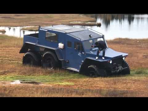 Видео: вездеходы Зырянин - 112.   Помесили болото