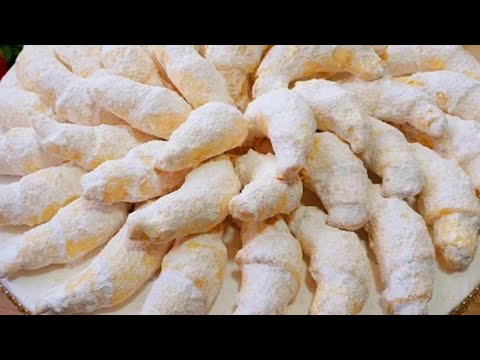 Видео: Печенье к ЧАЮ!  😋РОГАЛИКИ Которое тает во Рту!  Cookies melt in your mouth!