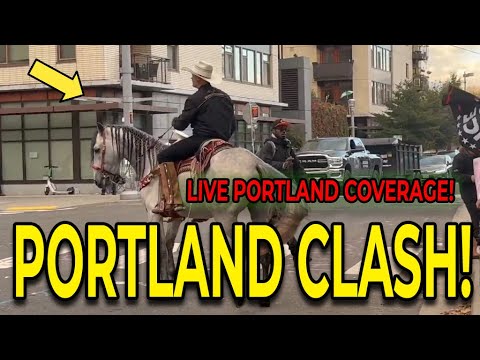 Видео: Протестующий в Портленде с федеральными агентами — прямая трансляция из Портленда!