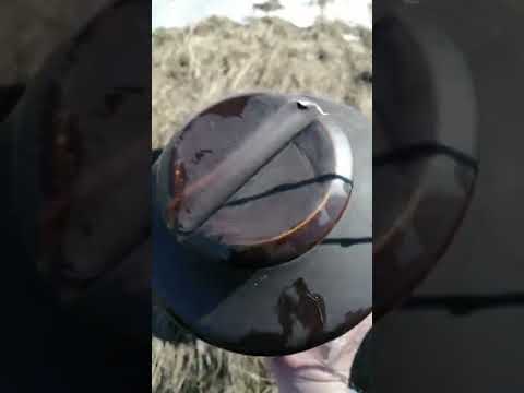 Видео: Выдернутая опора вл 10 кв, есть находка изолятор зобрал