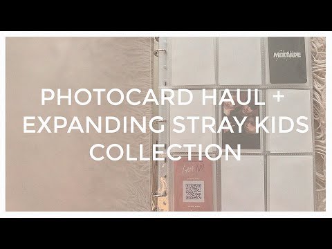 Видео: photocard haul + expanding stray kids collection • расширение коллекции минхо и чанбина