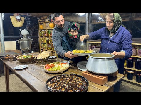 Видео: Зима близко! Кавказская деревня | Деревенская жизнь Азербайджана с бабушкой Сахибой
