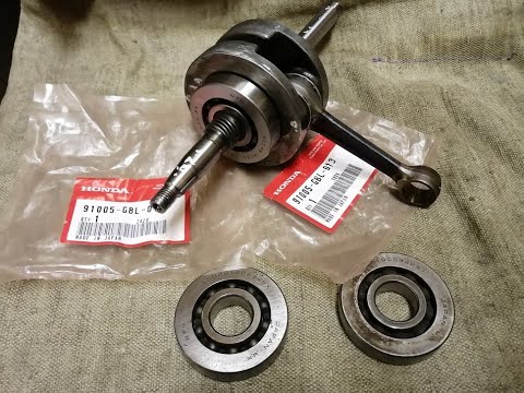 Видео: Скутер Honda Lead 90. Установка подшипников коленвала (ч.8)