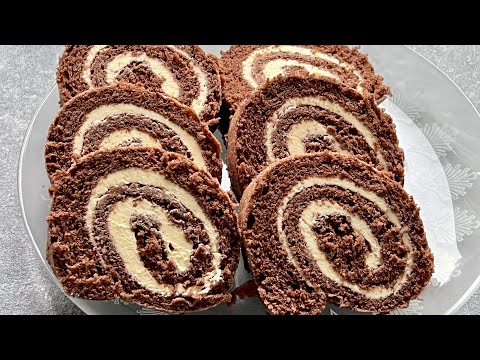 Видео: Шоколадный рулет без глютена