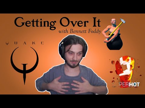 Видео: Праден выполняет челленджи в Quake, Getting Over It, и SUPERHOT