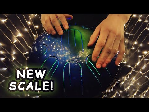 Видео: NEW SCALE! Kosmosky Dvutone -  "B minor 11a"  (Steel Tongue Drum, Tank Drum, Глюкофон, Happy Drum)
