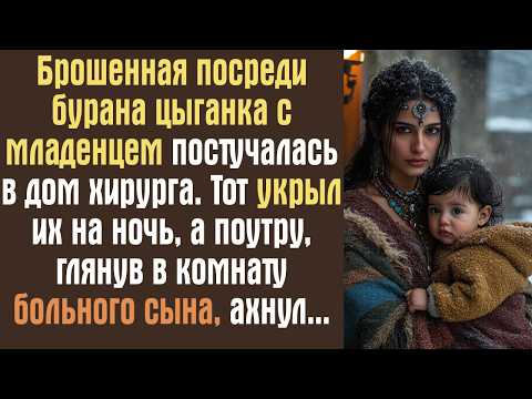 Видео: Брошенная посреди бурана цыганка с младенцем постучалась в дом хирурга. Тот укрыл их на ночь, а...