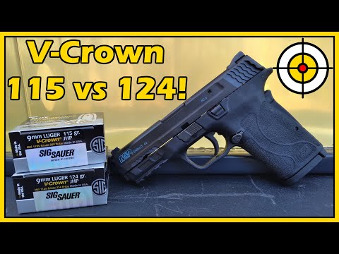 Видео: 👑Кто из них король?👑 Тест на баллистический гель 9-мм Sig V-Crown 115 и 124 гран!
