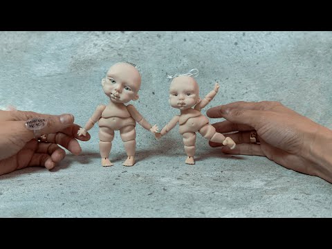 Видео: Шарнирные куклы ручной работы. Процесс создания