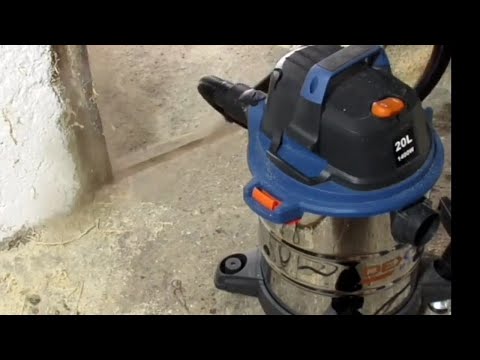 Видео: Строительный пылесос Dexter  power 20л для сухой и влажной уборки распаковка, тест.