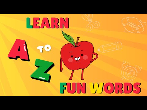 Видео: Песня про алфавит ABC | Фонетическая песня про A как яблоко | Стишки про алфавит ABCD для малышей...