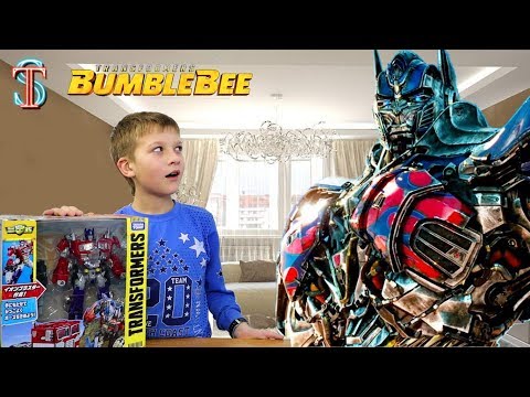 Видео: Трансформер Оптимус Прайм из фильма Бамблби Transformers 6 приехал к Тиме из Японии