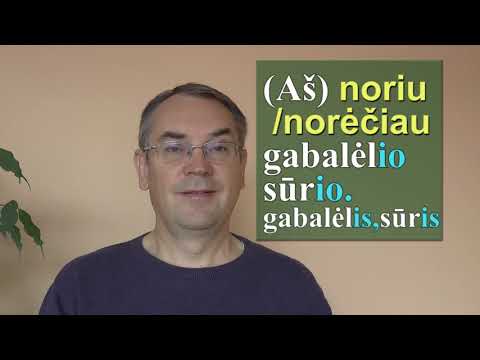 Видео: ЛИТОВСКИЙ ЯЗЫК - 2 УРОК - ГЛАГОЛ 'ХОТЕТЬ' (1) - Norėti