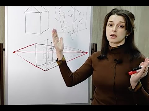 Видео: Тема 8. Перспектива. двумя точками схода. Теория.