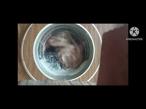 Видео: Стирка на стиральной машине Zanussi , программа хлопок 40°C