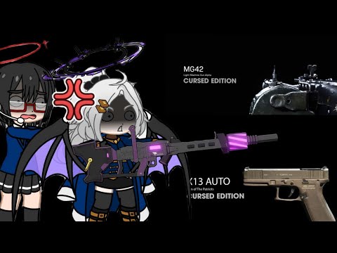 Видео: Реакция Blue Archive на песню «CURSED GUN» от SamClaymor | Gacha Club | (бонусный клип в конце)