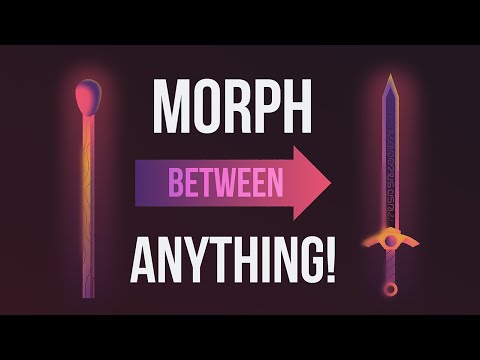 Видео: Переход морфинга After Effects... с совмещенными кадрами
