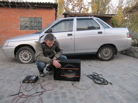 Видео: Рассказ о том Как установить (подключить) Сабвуфер в автомобиль 400w Subwoofer