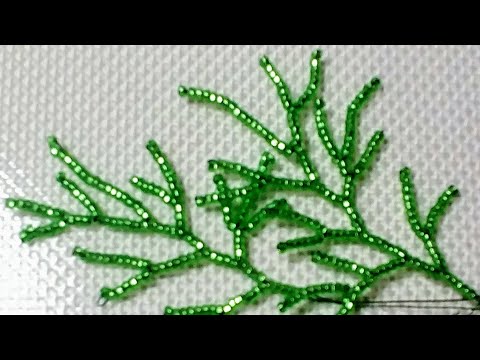 Видео: Бисероплетение для новичков. Урок 3. Игольчатое плетение. Beaded classes tutorial